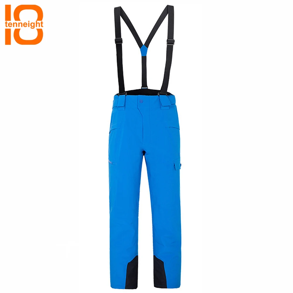 TENNEIGHT Winter Ski Pants Men thick Warm Waterproof Outdoor Sports Skiing Snowboard pants Snow Trousers Detachable Suspenders