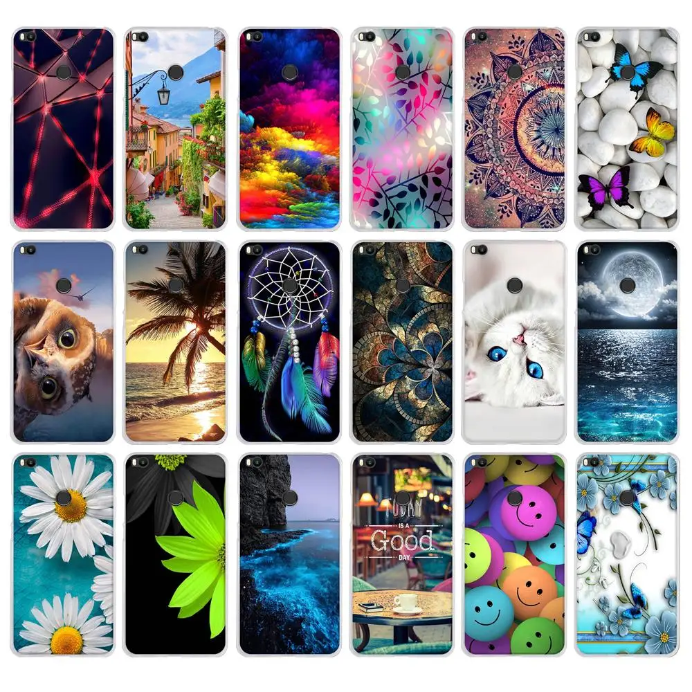 

For Xiaomi Mi Max2 Case Scenery Cover Silicone Coque for Xiaomi Mi Max 2 Cover Phone Cases for Xiomi Mi Max 2 Fundas 6.44" Bags