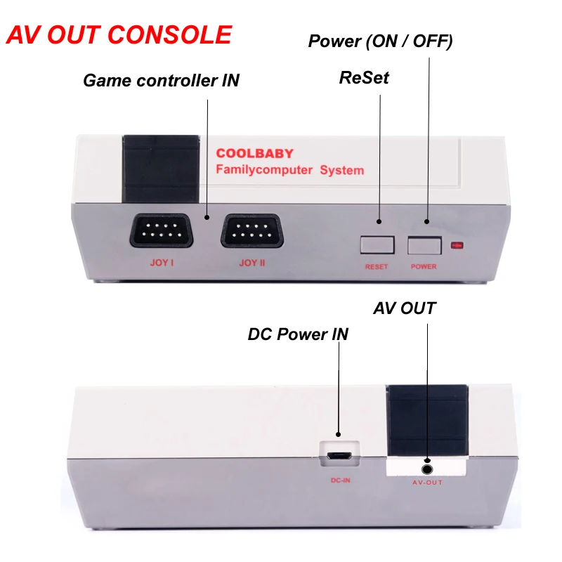 Ретро мини-игровая консоль HDMI/AV выход к ТВ Портативный игровой плеер встроенный 600 классические игры с геймпадом