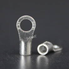 500Pcs RNB5.5-5 Ring Tongue Type Non Insulated Terminals for AWG 12-10