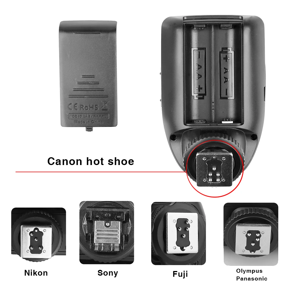 Godox Xpro C/N/S/O/F передатчик беспроводной 2 4G TTL синхронизатор вспышки для Canon Nikon Sony Olympus
