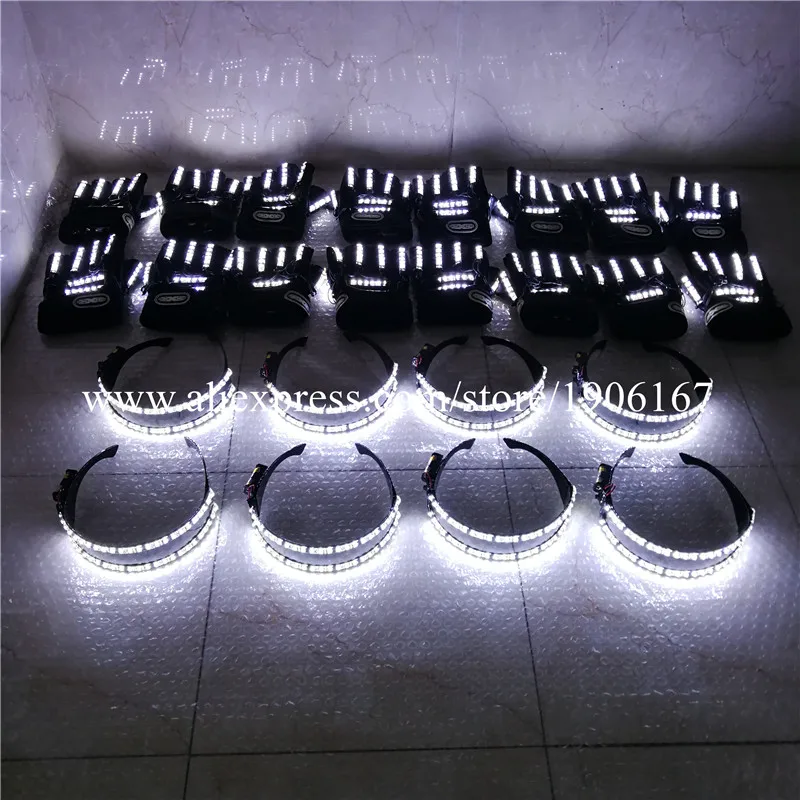 Led glasses and gloves14