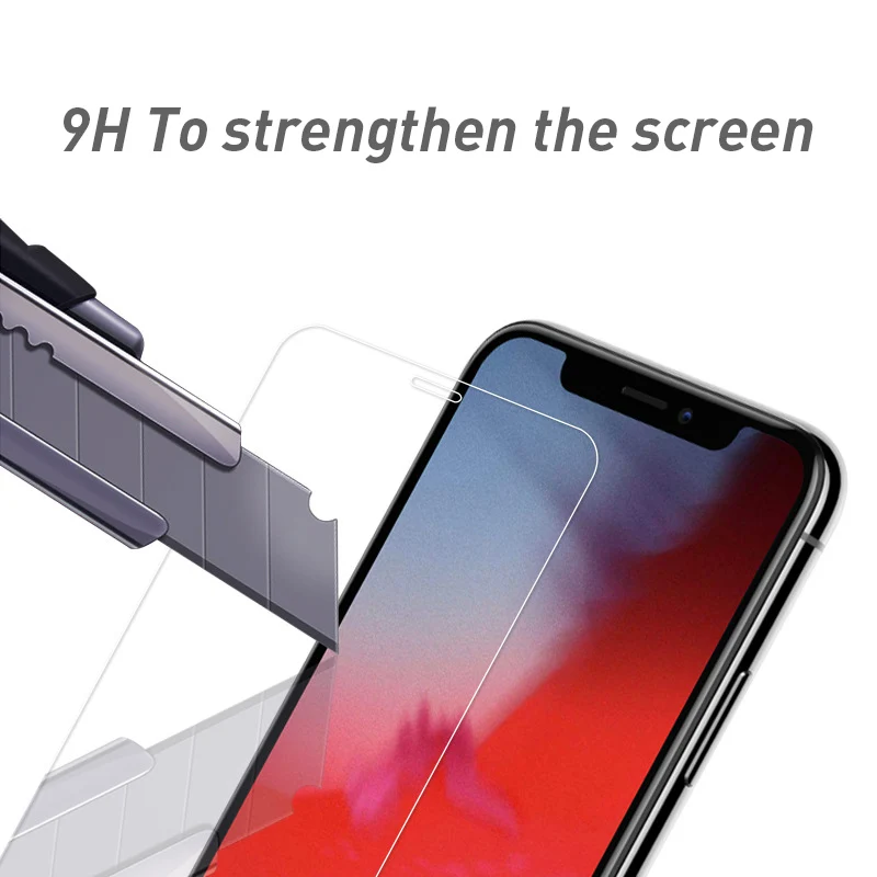 2 Pack For iPhone X Tempered Glass Screen Protector Film For iPhone X 5.8 Inch Anti-fingerprint Screen Protective Front Film 9H (5)