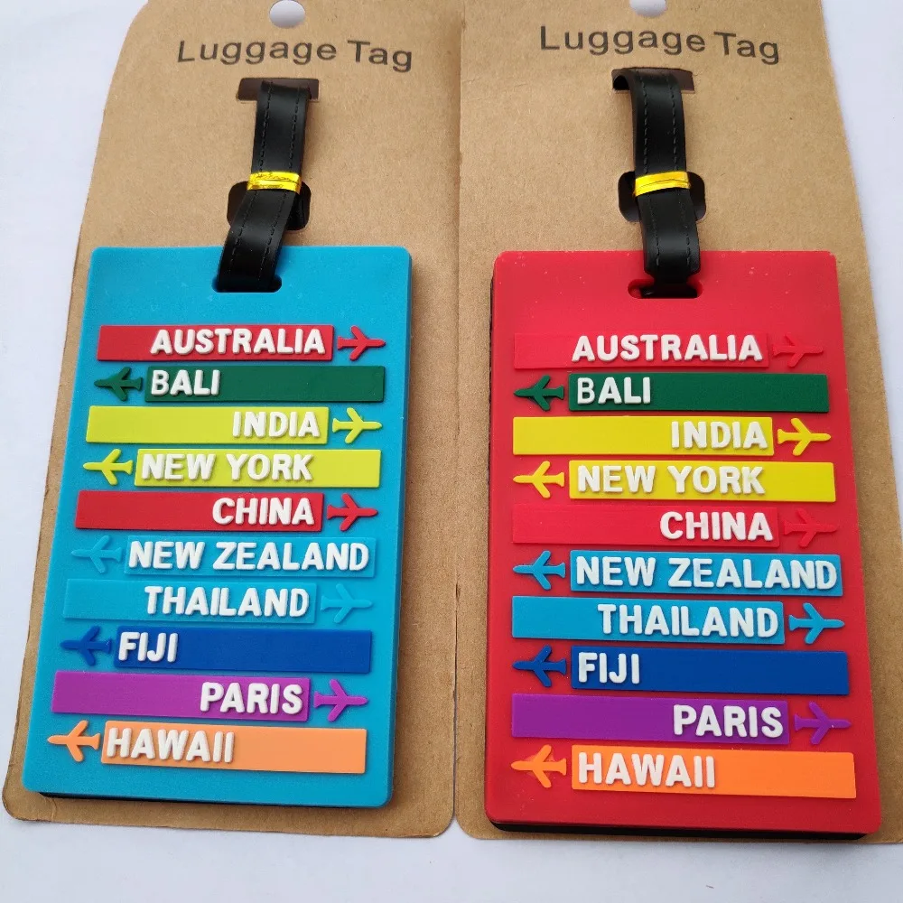 Travel Accessories Creative Baggage Boarding Tags Luggage Tag Animal