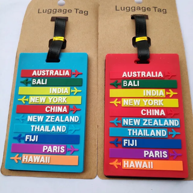 Travel Accessories Creative Baggage Boarding Tags Luggage Tag Animal