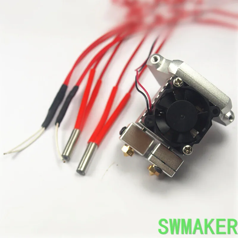 Reprap Delta Kossel k800 мини ЧПУ металлический эффектор + Chimera hotend набор/Набор для DIY 3D