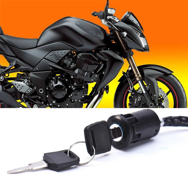Медный цилиндр мотоциклы 4 провода ключ зажигания замок с ключом ATV Байк подходит для Yamah ATV