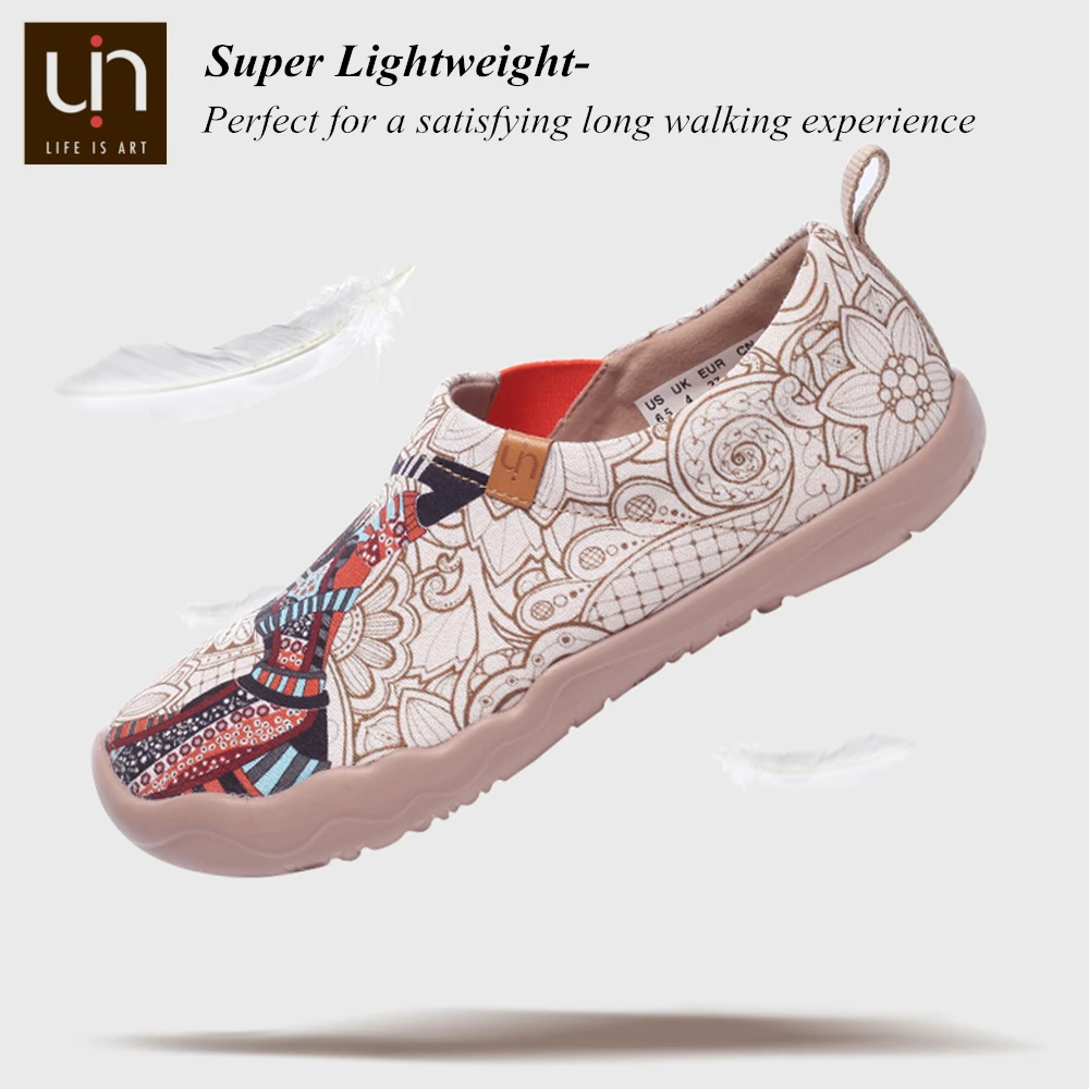 Cena UIN mokasyny damskie buty damskie mieszkania buty okrągłe Toe Slip on mokasyny oddychające odkryte buty sportowe damskie czarna perła projekt