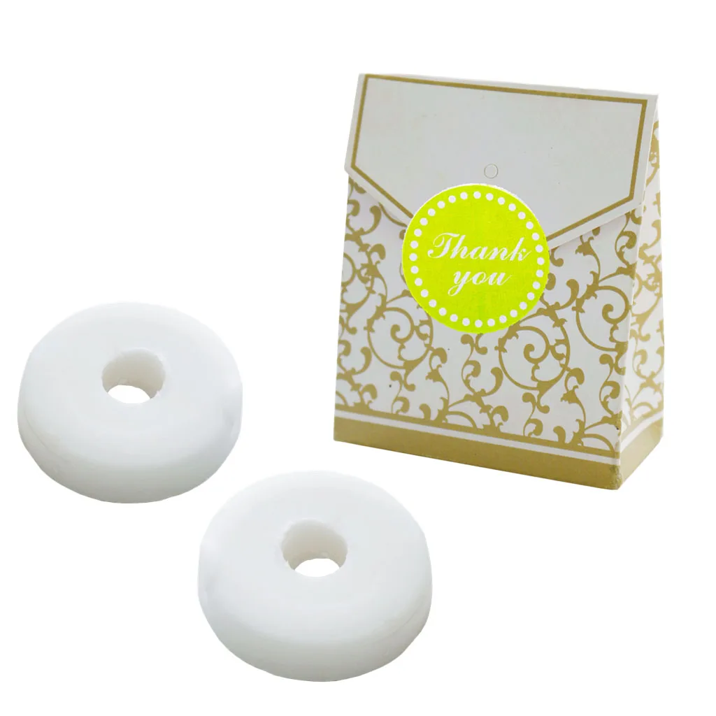 

Kraft Paper Bags with Soaps Shell/Ring Shapes Perfect Solution for Wedding