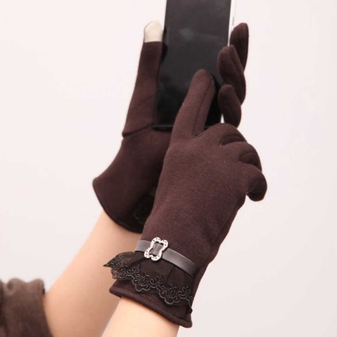 

Hot Fashion Screen Gloves Ladies Womens Winter Warm Mittens Use Device While Keeping Hands Cosyan Gifts For Girls