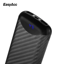 Easyacc Power Bank 20000mAh 5V/2.1A 2 USB LCD Digital 20650 External Battery PowerBank Portable Charger For Xiaomi Iphone 8
