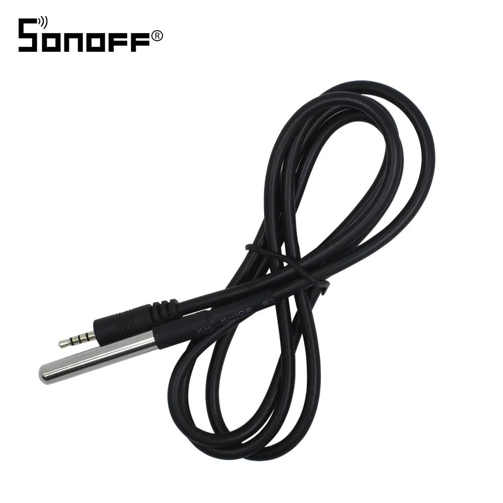 

SONOFF ds18b20 Waterproof Temperature Sensor Probe WIFI Smart Wireless Monitor Remote Monitoring Home Module 1m For TH10 TH16