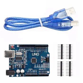 

UNO R3 ATmega328P CH340 USB Board Compatible with Arduino DIY