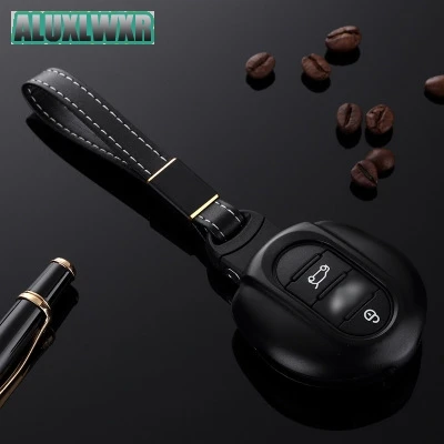 

High quality aluminum alloy Car Key Cover For Mini Paceman Cooper Countryman Clubman Keys Protection Case Chain car Accessories
