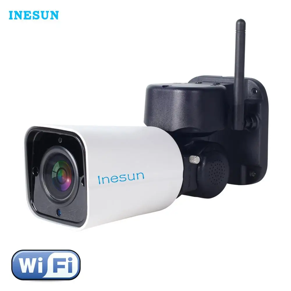 Inesun открытый WiFi безопасности PTZ IP камера HD 1080P 2MP Поддержка двусторонней аудио ночного видения обнаружения движения Макс 128G SD карта