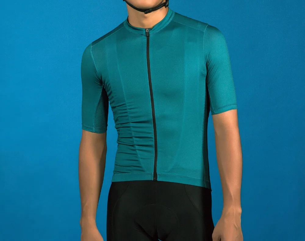 dark green cycling jersey