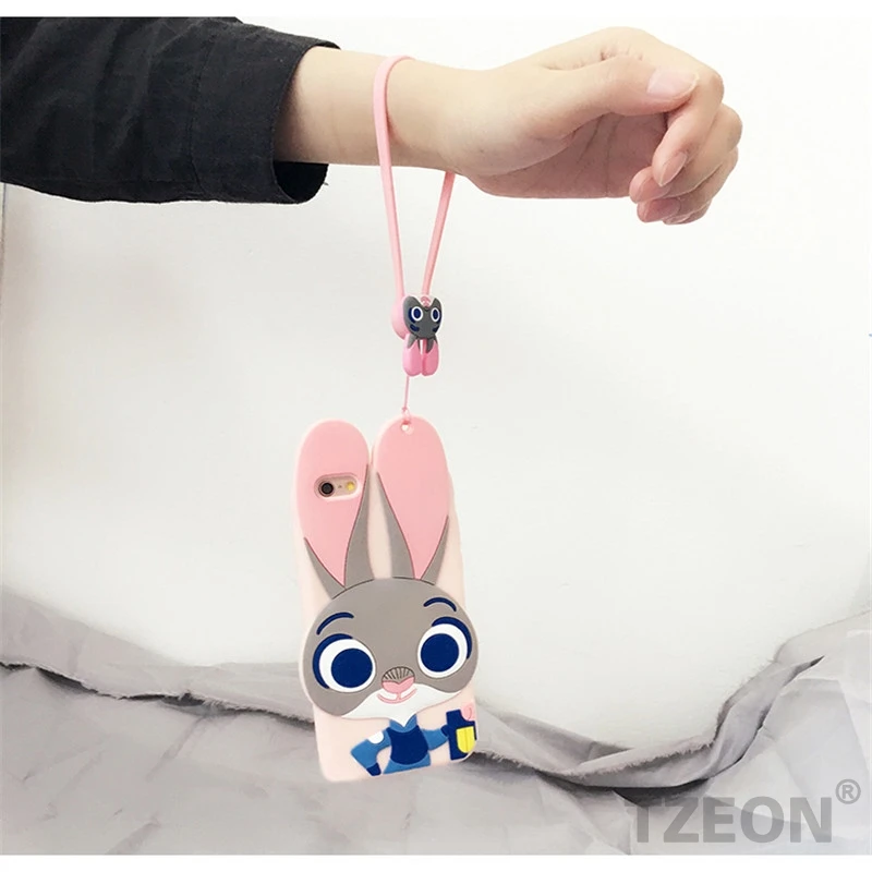 Kawaii لطيف أنيمي الهاتف المحمول حزام لينة سيليكون المطاط حبل حزام اليد الحبل ل فون سامسونج Xiaomi هواوي شنق الوهق