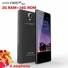 cheap celular BYLYND M13 4G Smartphones 5.5″ 1920×1080 MTK6735 Quad Core 2GB RAM Android 5.1 Mobile Phone 13MP free earphone