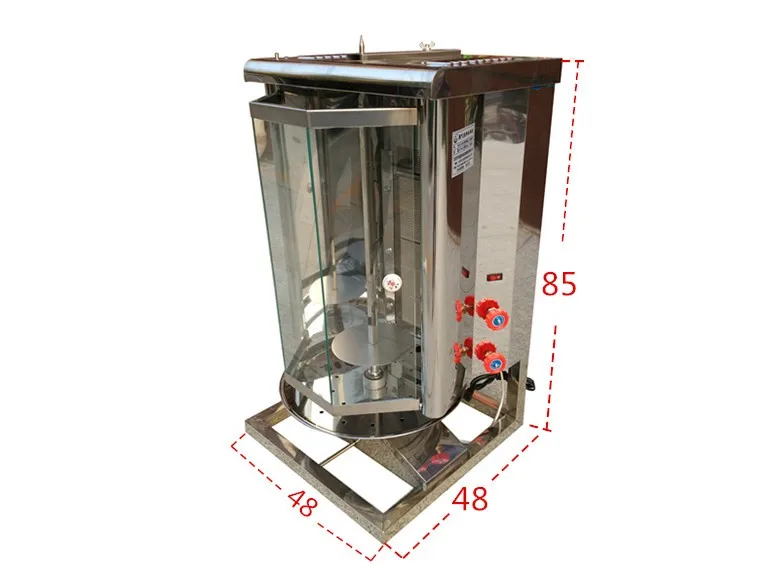 Турция Электрический коммерческий бездымное барбекю машина гамбургер газ автоматический роторный барбекю плита