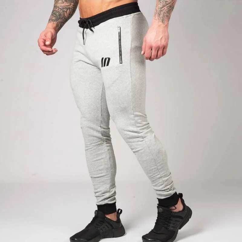 Warm Running Pants Gym Workout Cargos Man Jogger Boxers Sweatpants Mens ...