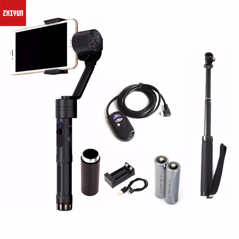 

Zhiyun Z1-Smooth-II 3-Axis Joystick Handheld Steady Gimbal Tripods for iPhone Huawei < 7" Smartphone