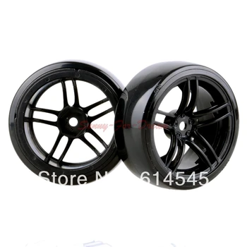 

4PCS RC Car 1:10 On-Road Drift Wheel Rims & Tyre Tires Fit HSP HPI 9065-5003