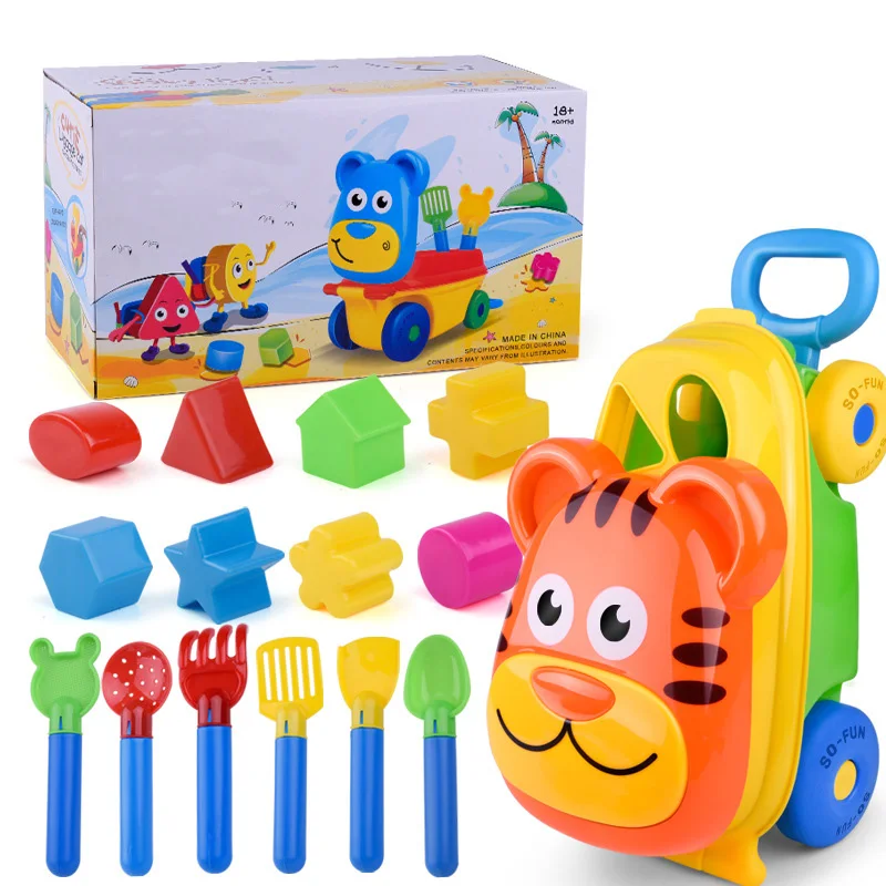 Most effective  New Storage Hand Push Children Baby Beach Toys Zabawki Do Piasku Sand Pool Play House Tool Set Zand