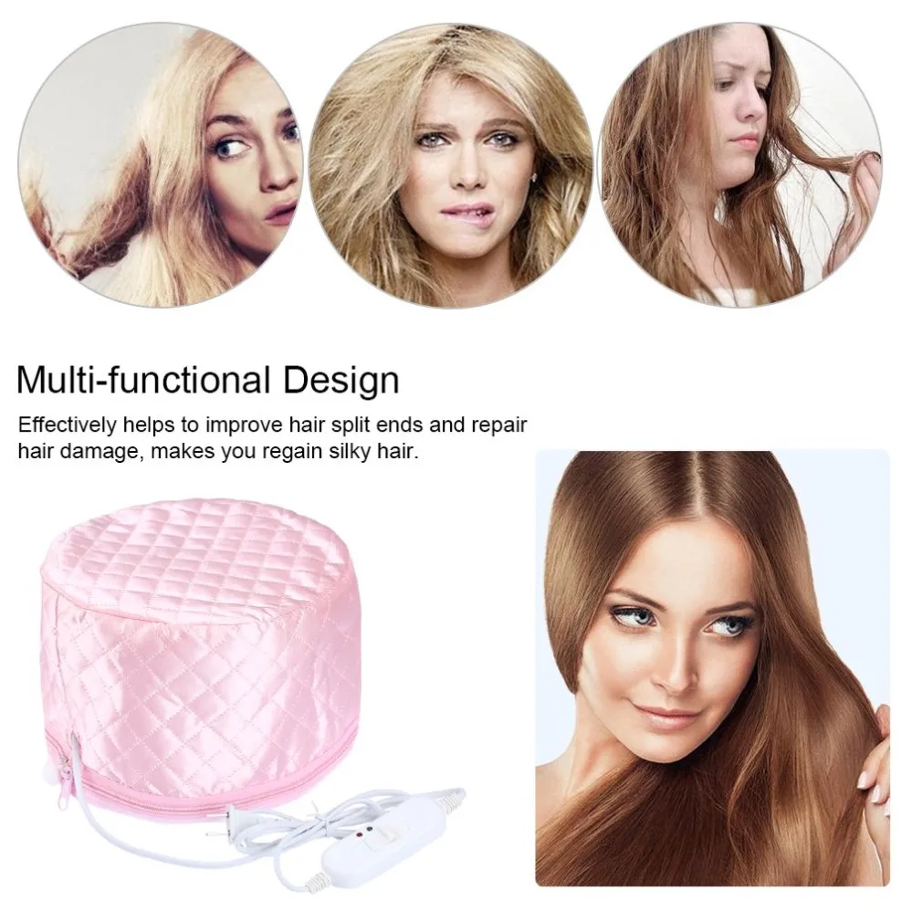Electric Hair Nourishing Thermal Treatment Deep Conditioning SPA Nourishing Hair Salon Care Styling Tool 3 Files EU