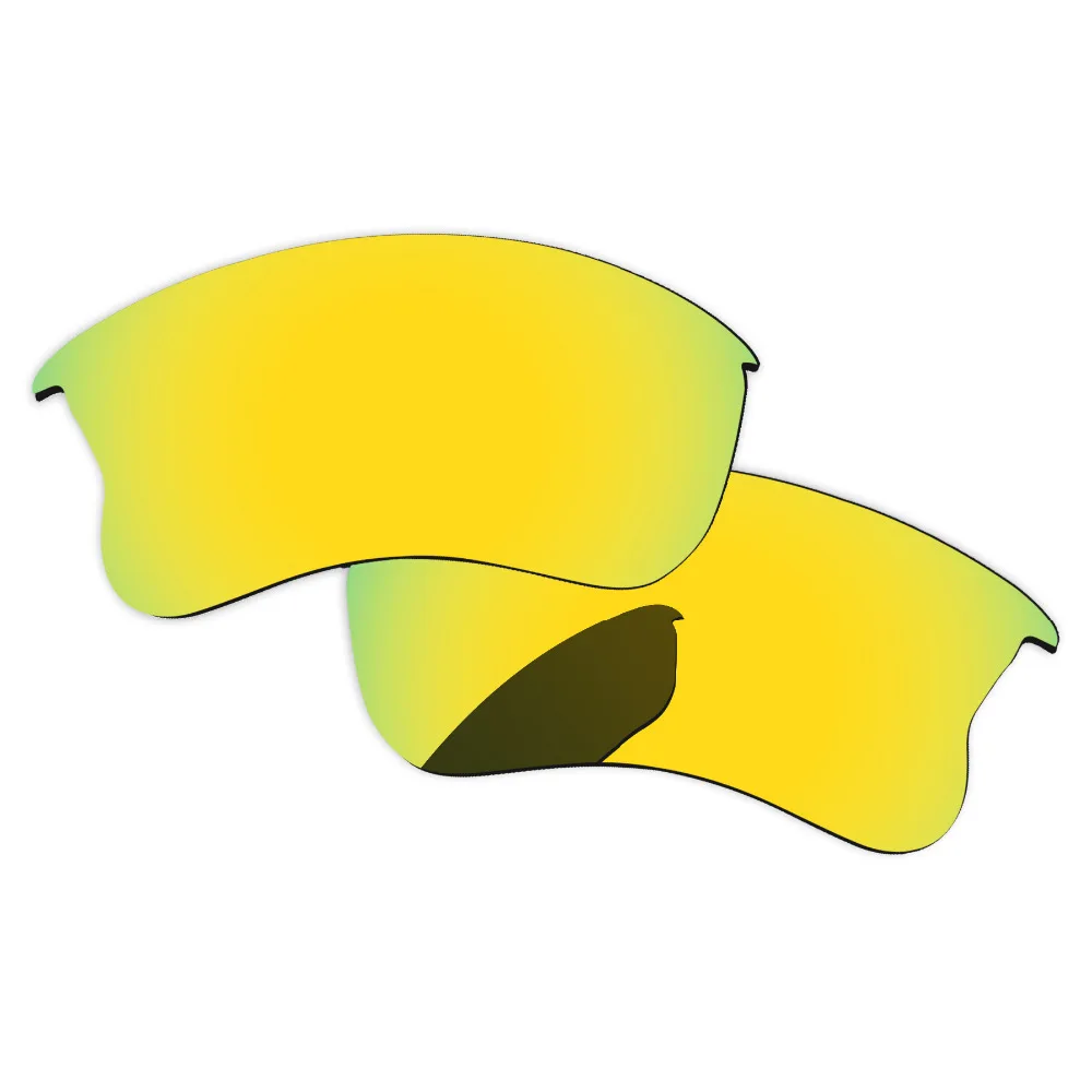 24 K золотой и Изумрудный зеленый 2 пары Поляризованные Сменные линзы для Flak куртка XLJ Солнцезащитные очки Рамка UVA и UVB Защита
