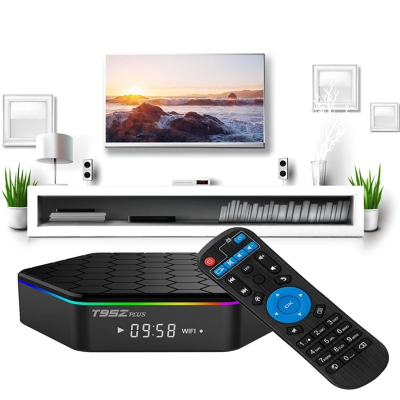 T95Z Plus 3g 32G Amlogic S912 Восьмиядерный процессор Andorid 7 1 ТВ приставка 2 4G/5 GHz WiFi BT4.0 4K H.265 Smart