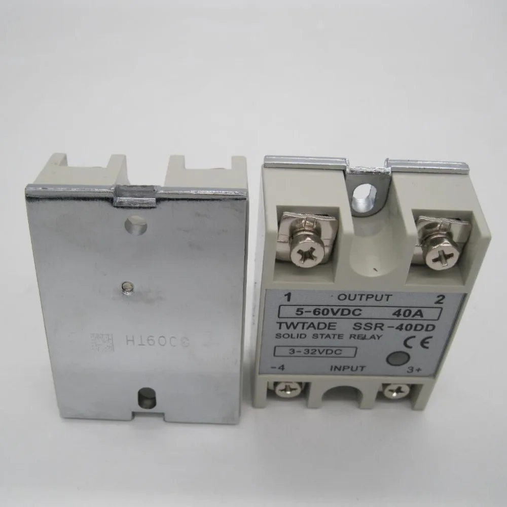 TWTADE/Высокое качество Однофазное твердотельное реле SSR-40DD 40А на самом деле 3-32 DC до 5-60 DC SSR 40DD твердотельное реле