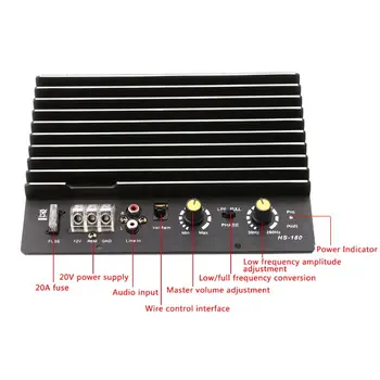 

Car Audio Amplifier Board HS-180 High Power Subwoofer Circuit Module