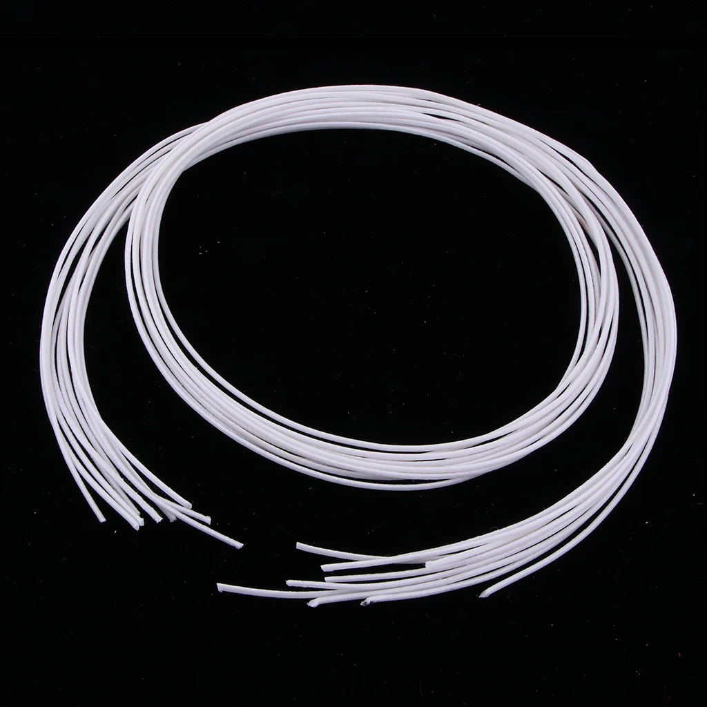 10 Pieces 1.5mm Pre- Waxed Cotton Candle Wicks Core DIY Handmade Candle Making Supplies