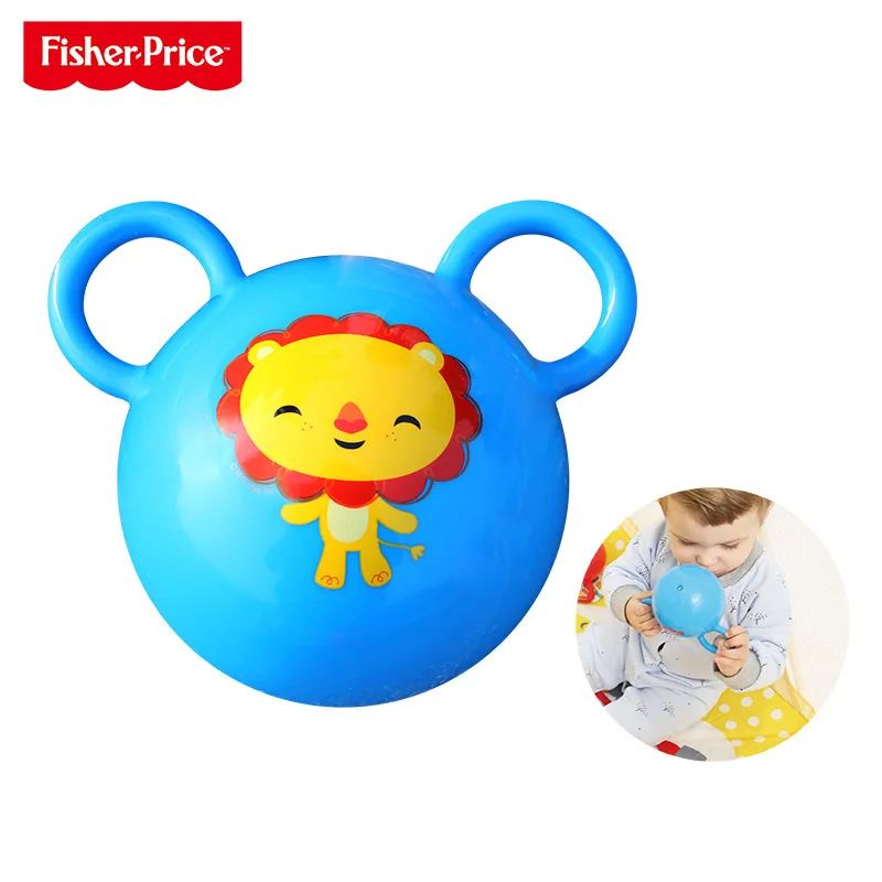 Надувной прыгающий шар спортивные игрушки Разноцветные Мультяшные животные образовательный игрушечный колокол мяч для новорожденных 10 см