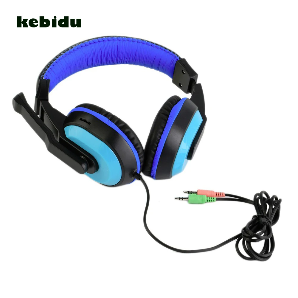 

kebidu 2017 Mini Stereo Eraphone Game Gaming Headphones Computer PC Gamers Headset With Microphones For PC Computer
