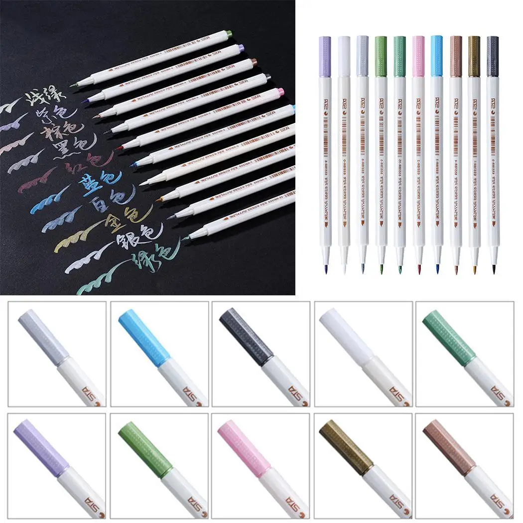 

Multi-function Metal Pen Paint Pen Color DIY 1.0-1.5mm Album Pen Set 165mm Graffiti Pen