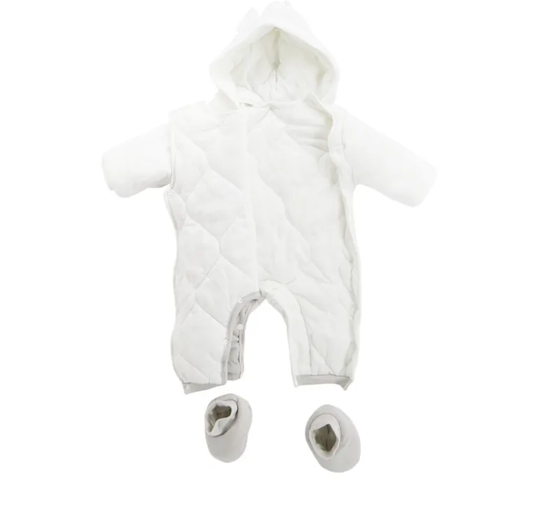 Boys And Girls Clothing Thick Cartoon Panda Rompers Newborn Clothes Baby Babies Jumpsuits Clothes Kids Winter Cotton Swimwear05