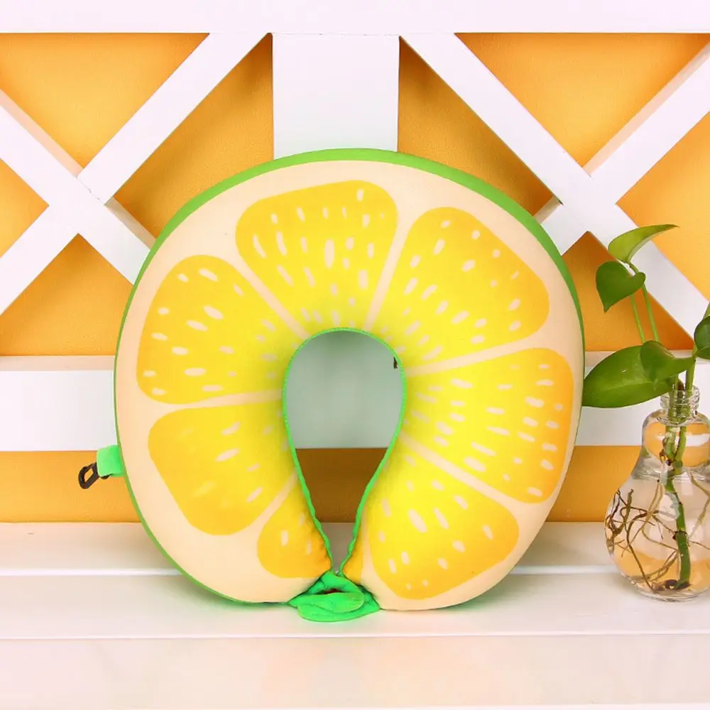 SEKINEW 3D фрукты расцветка наволочки для дома шеи поддержка подголовник u-образный автомобиль популярный для путешествий аксессуары для интерьера подушка для шеи - Цвет: 2