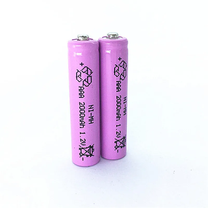 

PINK 12Pieces TBUOTZO 1.2v AAA 3A NIMH High Energy AAA Battery Rechargeable aaa Batteria Ni-MH batteries battery rechargeable