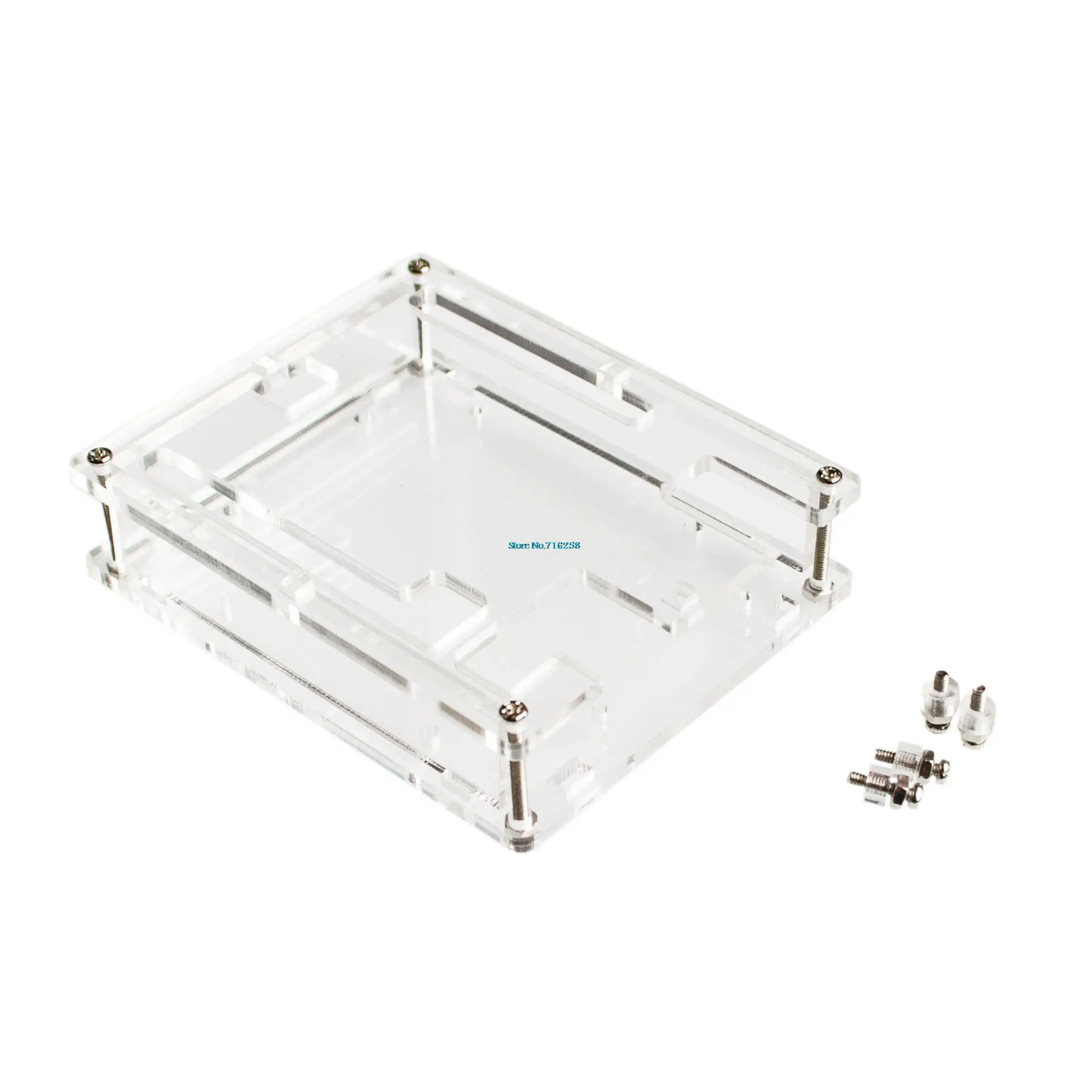 Один комплект прозрачных футляров для Arduino UNO R3|uno r3|cover coversacrylic case |