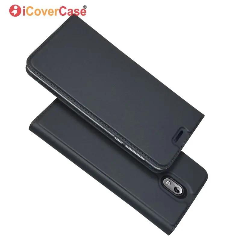 Flip Case For Nokia 3.1 Magnetic Wallet Leather Elegant Busi