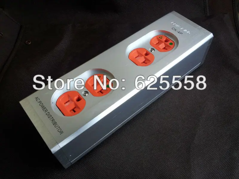 

Hifi audio COW KING AC power supply distributor Aluminum 4 outlet audio grade