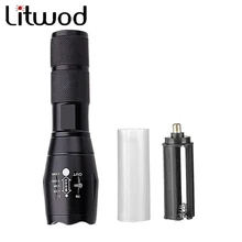 z20A100 Portable LED Flashlight LED Torch Zoomable Flashlight 4000LM CREE XM-L T6 LED 5 Mode Light For 18650 or 3xAAA Battery