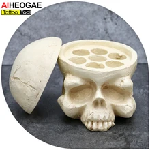 Череп Тип татуировки аксессуар чернила высокого качества держатель чашки пигментный инструмент для тату наборы IA301