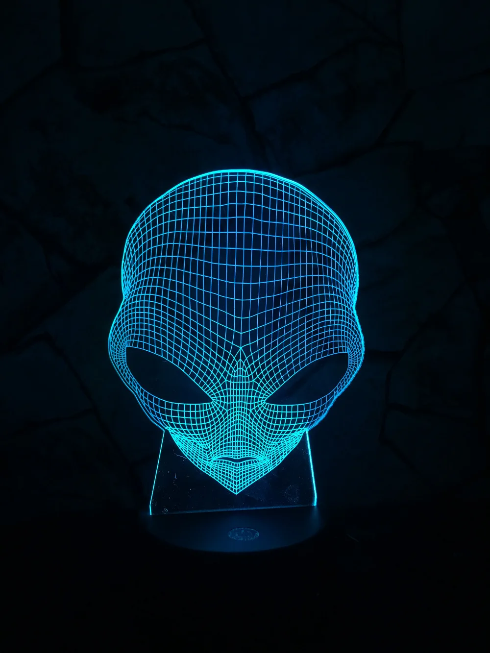 Luzes da Noite 3d popular alienígena toque led Function 3 : Stage Lighting Effect/wedding Decor/house Decoration