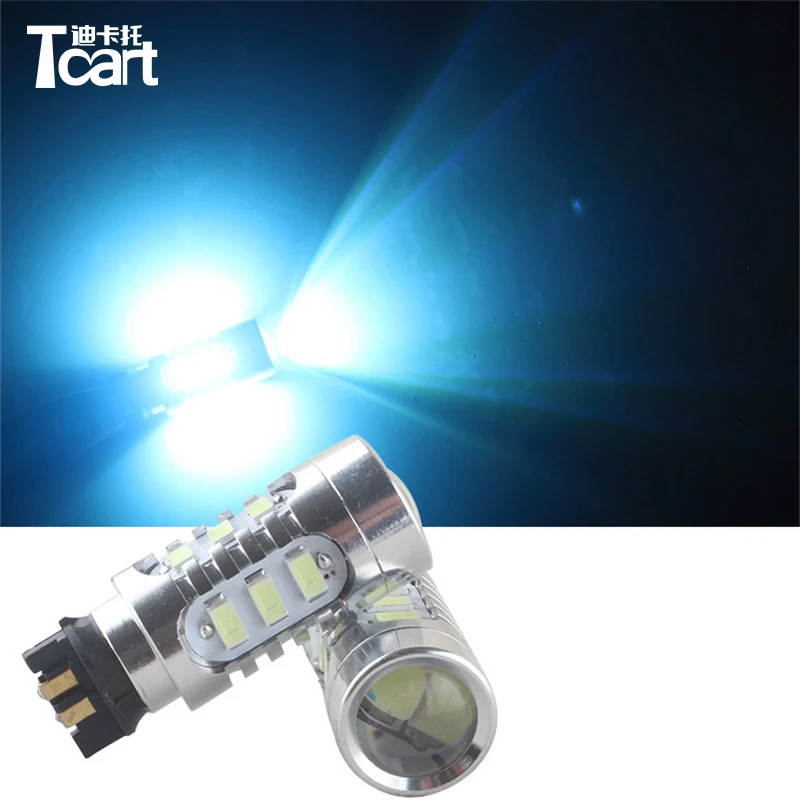 Светодиодные лампы Tcart PW24W для Audi A3 A4 A5 Q3 MK7 Golf CC 2 шт.|vw vw|free golfvw golf 3 led |