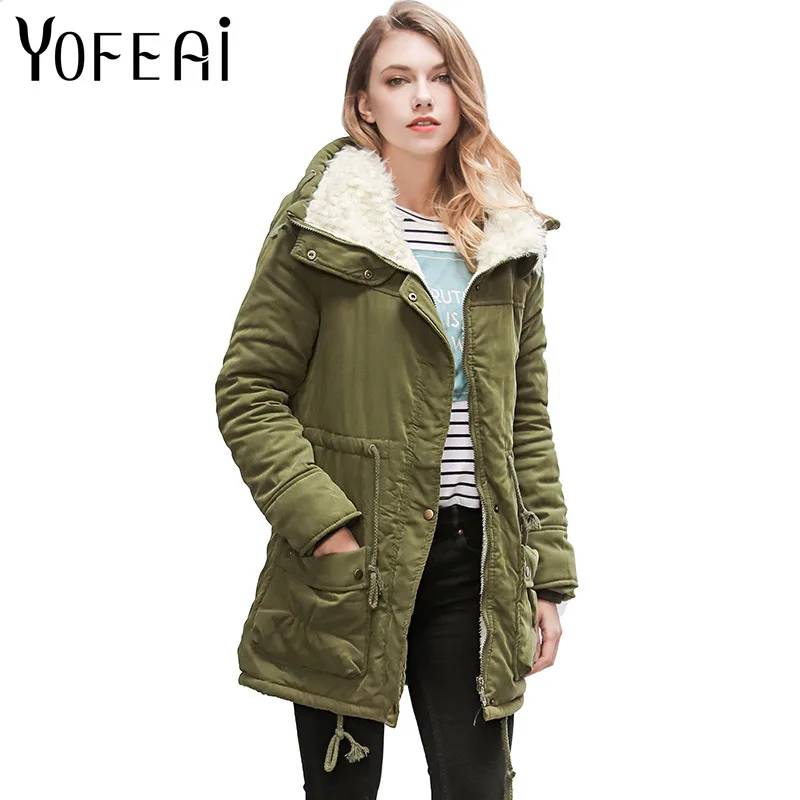 YOFEAI Winter Coat For Women Warm Fleece Jacket 2017 Women