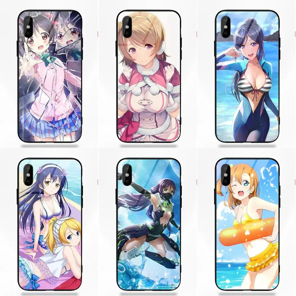 Vvcqod Bikini Sexy Love Live Anime Girls For Apple iPhone X XS Max XR 5