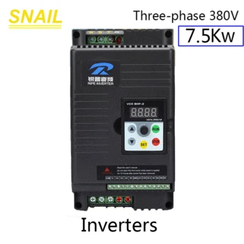 

7.5kw inverter 3 phase 380V Motor governor for water pump Industrial equipment CNC electrical equipment