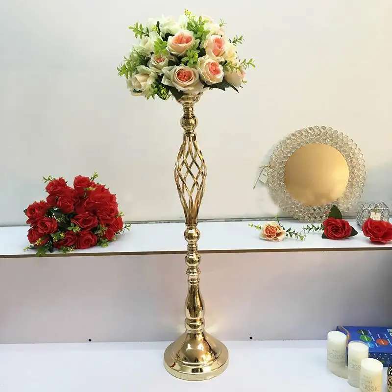 PEANDIM European Hollow Candle Holders Elegant Wedding Tabletop Centerpieces Decor Engagement Candelabra Road Lead Flower Stand PEANDIM European Hollow Candle Holders Elegant Wedding Tabletop Centerpieces Decor Engagement Candelabra Road Lead Flower Stand